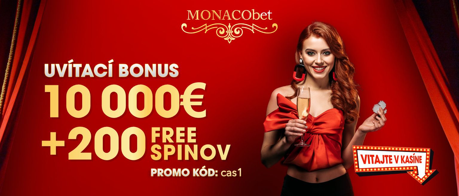 Vstupny bonus MonacoBet 10000€