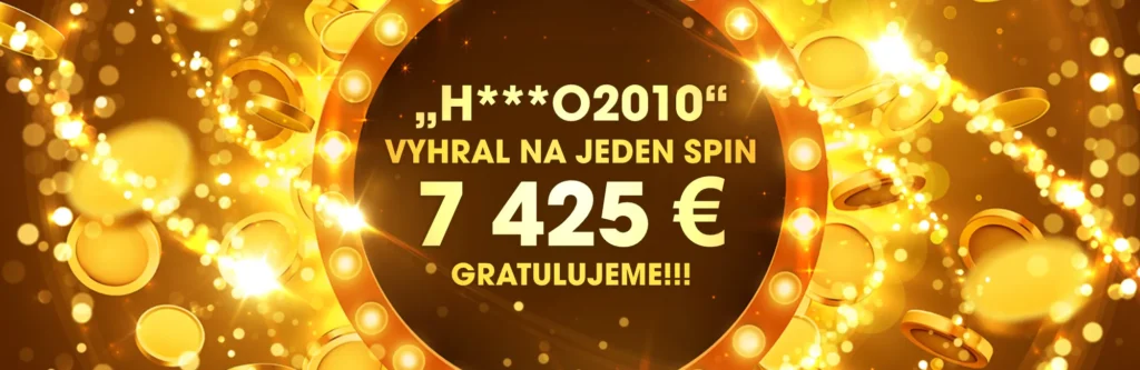 TOP výhra týždňa: 7 425€ za jedno 3€ otočenie