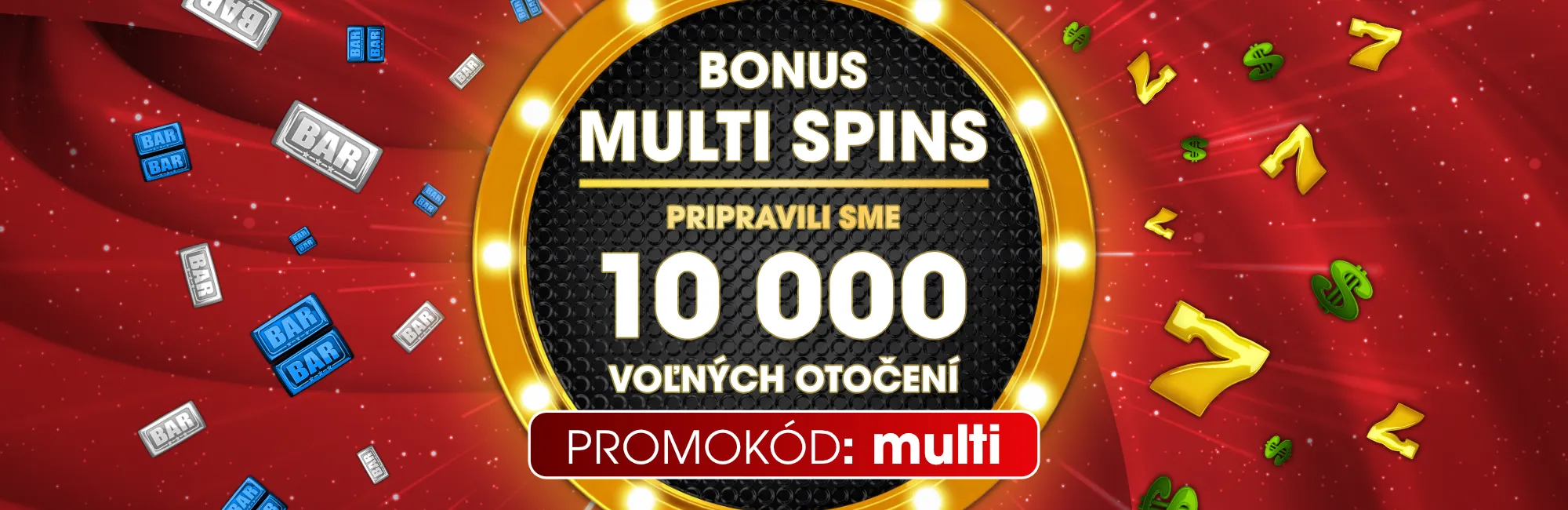 Získaj voľné otočenia s bonusom Multi Spins