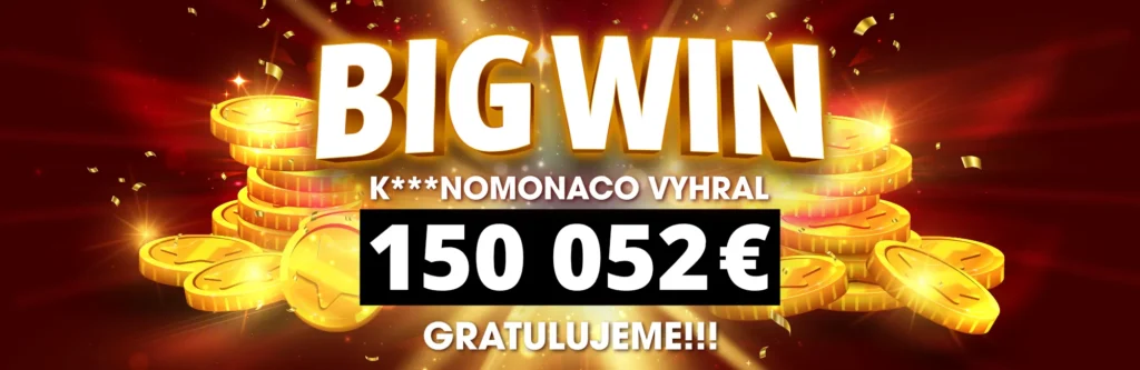 TOP výhra týždňa: 150 052 € v sérii troch hier