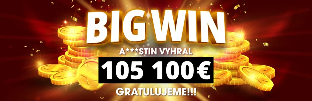 TOP výhra týždňa: 105 100 € v sérii dvoch hier