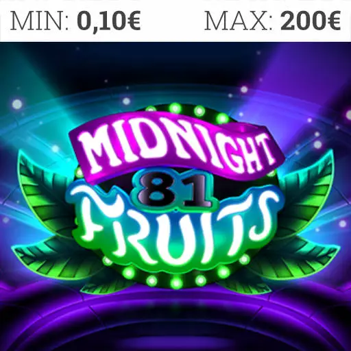Midnight 81 Fruits online automat – ovocný slot s minimálnou stávkou 0,10 € a maximálnou 200 €