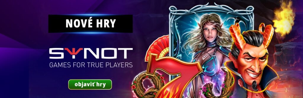 Hraj nové hry od SYNOT v MONACObet